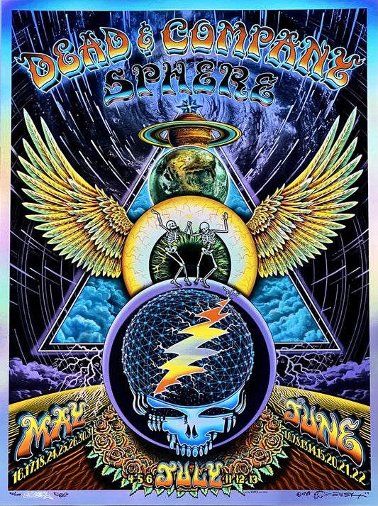 Dead & Co Sphere Poster - Regular Foil